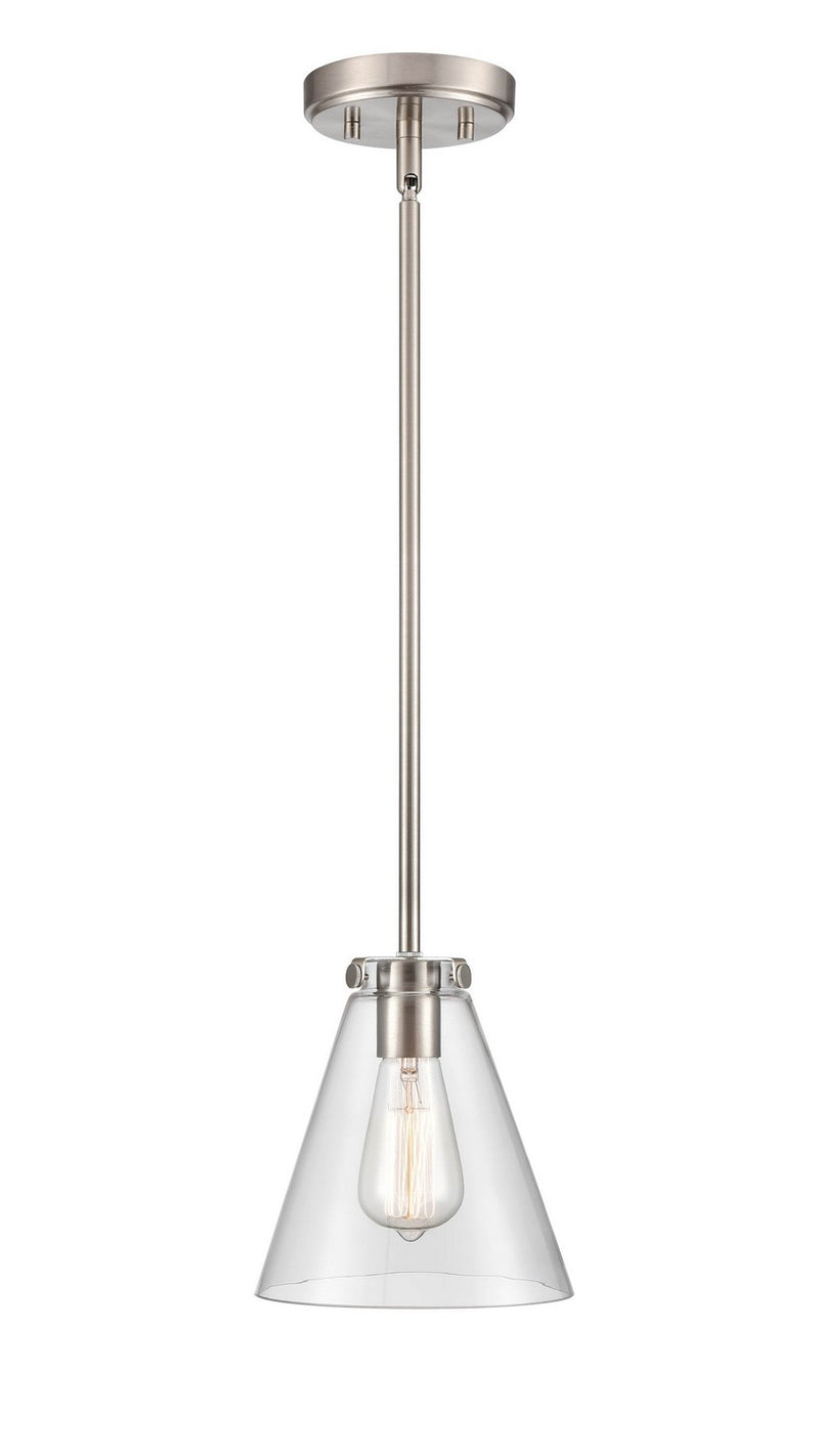 Millennium 8131-BN Aliza One Light Mini Pendant, Brushed Nickel Main Image.jpg