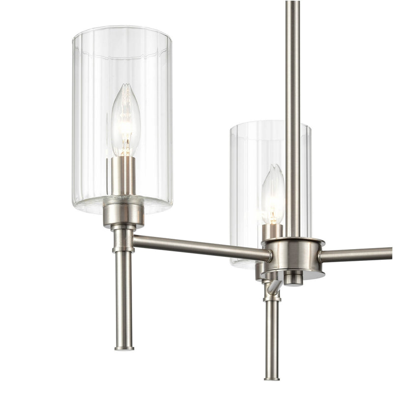 Millennium 9913-BN Chastine Three Light Chandelier, Brushed Nickel Main Image.jpg