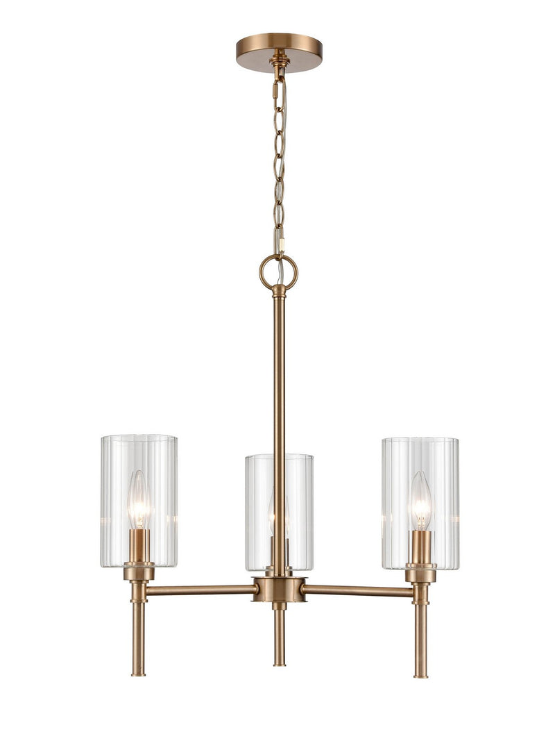 Millennium 9913-MG Chastine Three Light Chandelier, Modern Gold Main Image.jpg