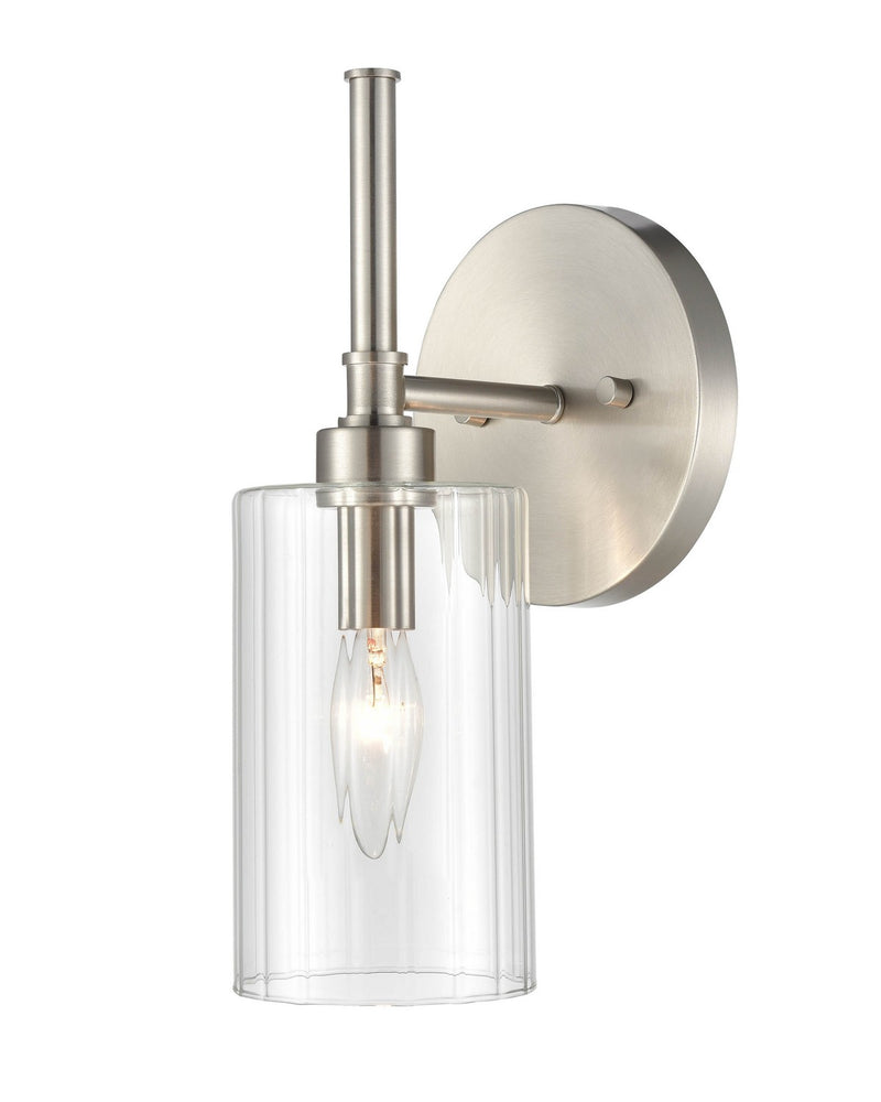 Millennium 9921-BN Chastine One Light Wall Sconce, Brushed Nickel Main Image.jpg