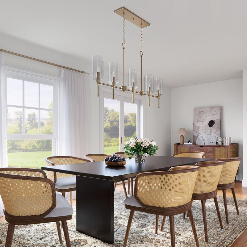 Millennium 9925-MG Chastine Five Light Chandelier, Modern Gold Main Image.jpg