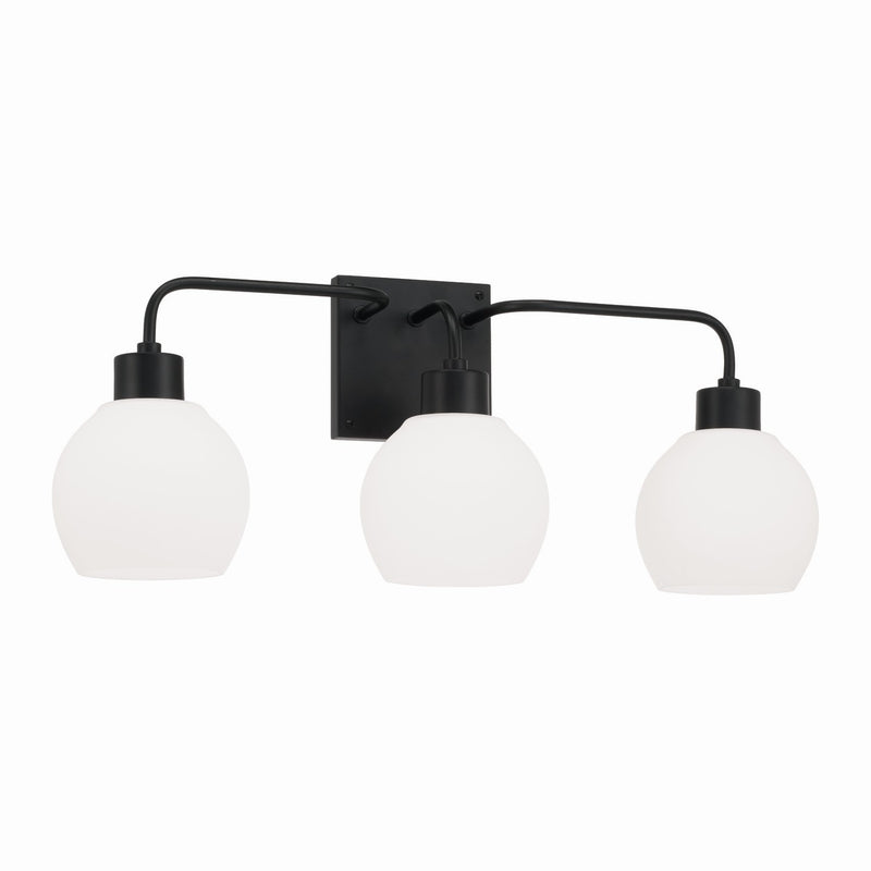 Capital Lighting 120031MB-540 Tanner Three Light Vanity, Matte Black Main Image.jpg