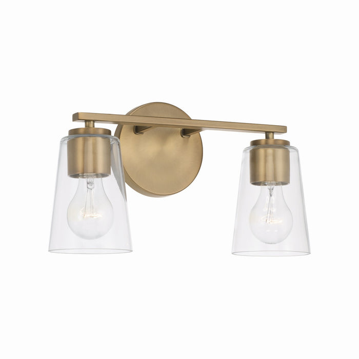 Capital Lighting 148621AD-537 Portman Two Light Vanity, Aged Brass Main Image.jpg