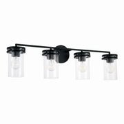 Capital Lighting 148741MB-539 Fuller Four Light Vanity, Matte Black Main Image.jpg