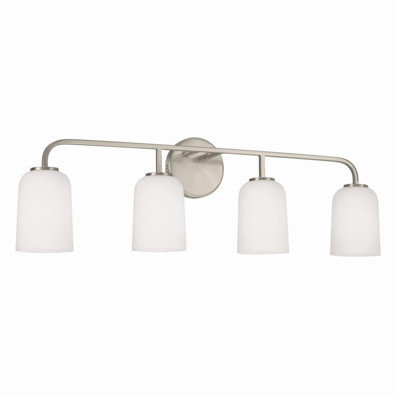 Capital Lighting 148841BN-542 Lawson Four Light Vanity, Brushed Nickel Main Image.jpg