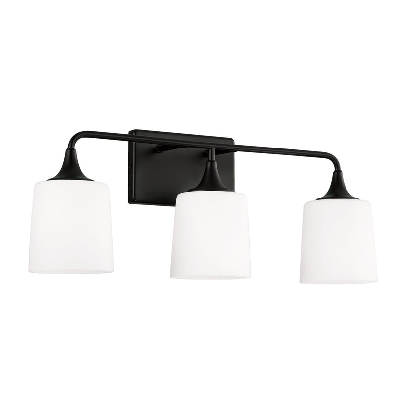 Capital Lighting 148931MB-541 Presley Three Light Vanity, Matte Black Main Image.jpg