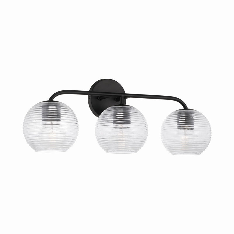 Capital Lighting 149931MB-544 Dolan Three Light Vanity, Matte Black Main Image.jpg