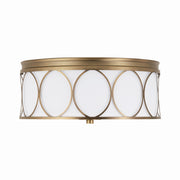Capital Lighting 225131AD-683 Rylann Three Light Flush Mount, Aged Brass Main Image.jpg