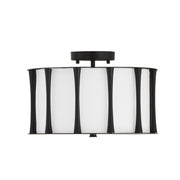 Capital Lighting 244631MB Bodie Three Light Semi-Flush Mount, Matte Black Main Image.jpg