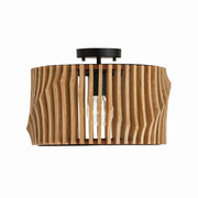 Capital Lighting 244632WK Archer One Light Semi-Flush Mount, Light Wood and Matte Black Main Image.jpg