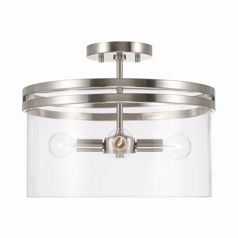 Capital Lighting 248741BN Fuller Four Light Semi-Flush Mount, Brushed Nickel Main Image.jpg