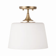 Capital Lighting 248911AD Presley One Light Semi-Flush Mount, Aged Brass Main Image.jpg