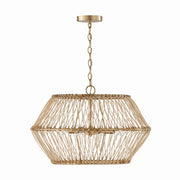 Capital Lighting 344142MA Wren Four Light Pendant, Matte Brass Main Image.jpg