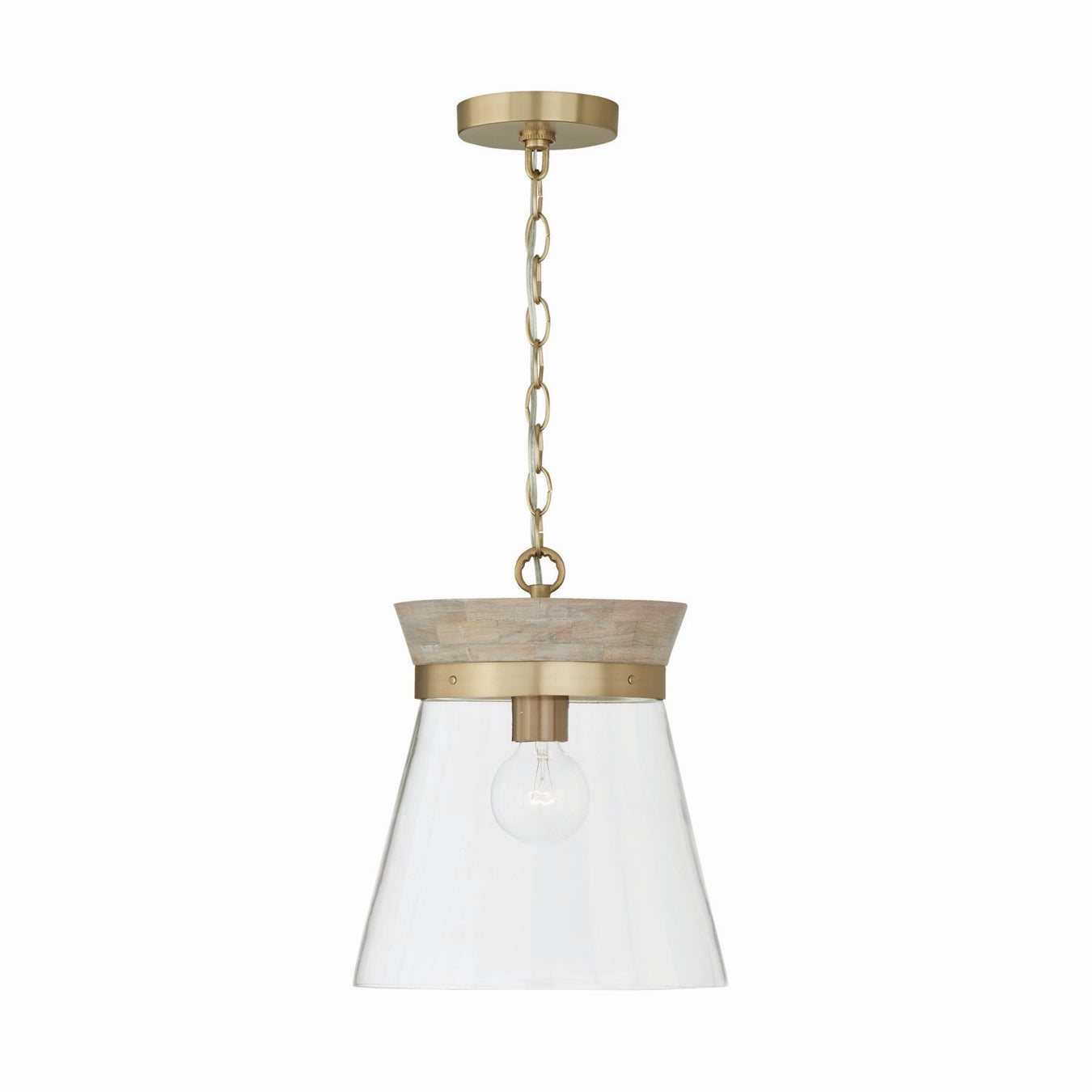 Capital Lighting 347311WS Finn One Light Pendant, White Wash and Matte Brass Main Image.jpg