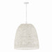 Capital Lighting 347533HH Naomi Three Light Pendant, Chalk White Main Image.jpg