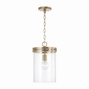 Capital Lighting 348711AD Fuller One Light Pendant, Aged Brass Main Image.jpg