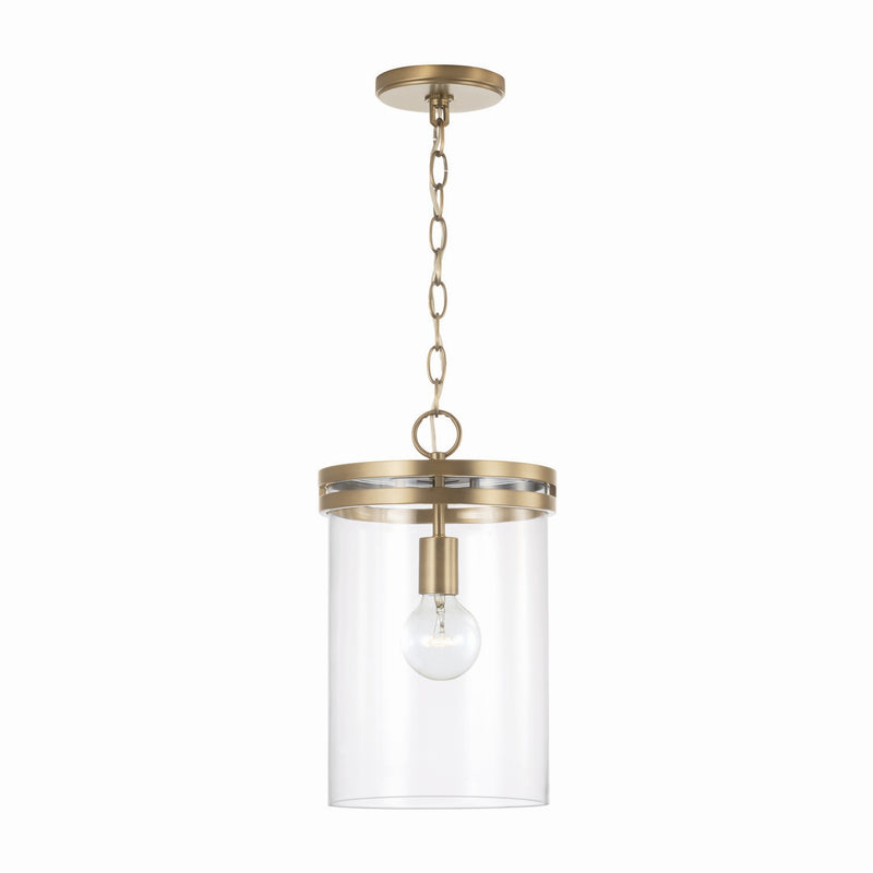 Capital Lighting 348711AD Fuller One Light Pendant, Aged Brass Main Image.jpg