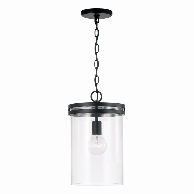 Capital Lighting 348711MB Fuller One Light Pendant, Matte Black Main Image.jpg