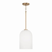 Capital Lighting 348811AD Lawson One Light Pendant, Aged Brass Main Image.jpg