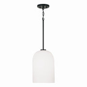 Capital Lighting 348811MB Lawson One Light Pendant, Matte Black Main Image.jpg