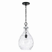 Capital Lighting 349012MB Brentwood One Light Pendant, Matte Black Main Image.jpg