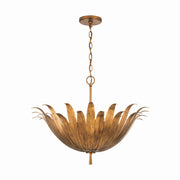 Capital Lighting 349541AG Eden Four Light Pendant, Antique Gold Main Image.jpg