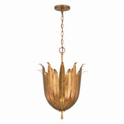 Capital Lighting 349542AG Eden Four Light Pendant, Antique Gold Main Image.jpg