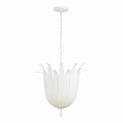 Capital Lighting 349542XW Eden Four Light Pendant, Textured White Main Image.jpg