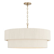 Capital Lighting 349842MA Delaney Four Light Pendant, Matte Brass Main Image.jpg