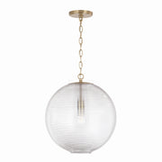 Capital Lighting 349911MA Dolan One Light Pendant, Matte Brass Main Image.jpg