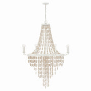 Capital Lighting 447782OW Carissa Eight Light Chandelier, Organic White Main Image.jpg