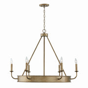 Capital Lighting 449261ML Nole Six Light Chandelier, Mystic Luster Main Image.jpg