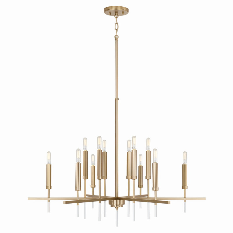 Capital Lighting 449301MA Elora 12 Light Chandelier, Matte Brass Main Image.jpg
