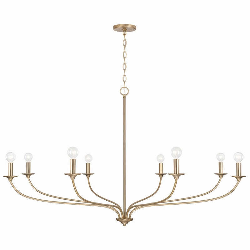 Capital Lighting 449981MA Dolan Eight Light Chandelier, Matte Brass Main Image.jpg