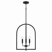Capital Lighting 548841MB Lawson Four Light Foyer Pendant, Matte Black Main Image.jpg