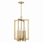 Capital Lighting 549641AD Blake Four Light Foyer Pendant, Aged Brass Main Image.jpg