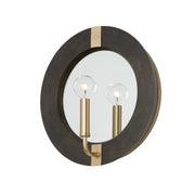 Capital Lighting 647311KR Finn One Light Wall Sconce, Black Stain and Matte Brass Main Image.jpg