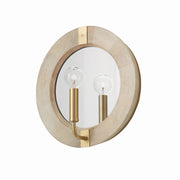 Capital Lighting 647311WS Finn One Light Wall Sconce, White Wash and Matte Brass Main Image.jpg