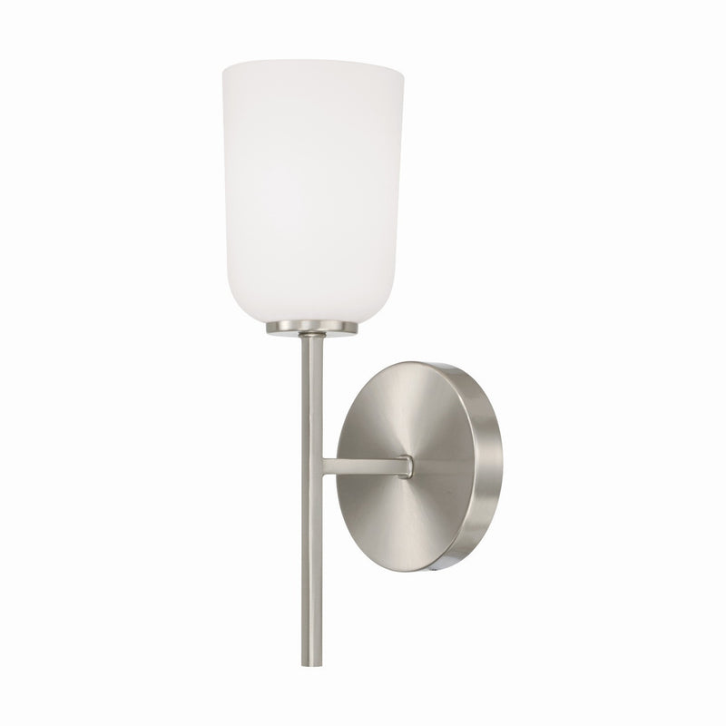 Capital Lighting 648811BN-542 Lawson One Light Wall Sconce, Brushed Nickel Main Image.jpg