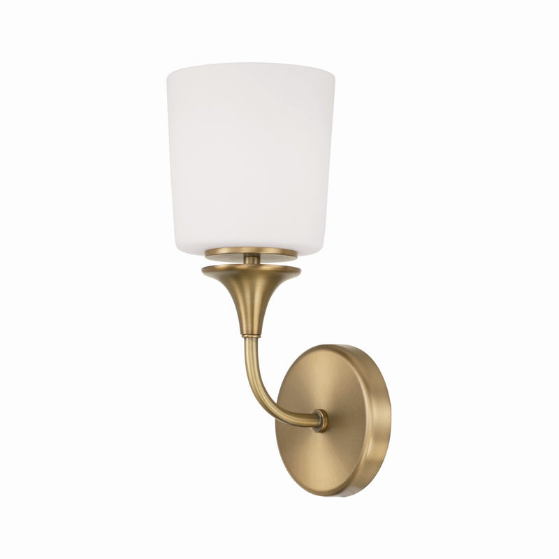Capital Lighting 648911AD-541 Presley One Light Wall Sconce, Aged Brass Main Image.jpg