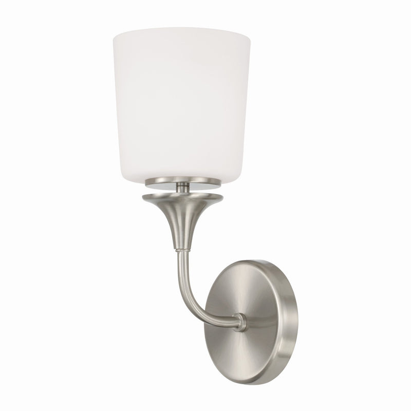 Capital Lighting 648911BN-541 Presley One Light Wall Sconce, Brushed Nickel Main Image.jpg