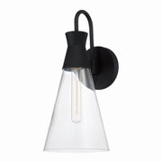 Capital Lighting 650311XK Paloma One Light Wall Sconce, Textured Black Main Image.jpg