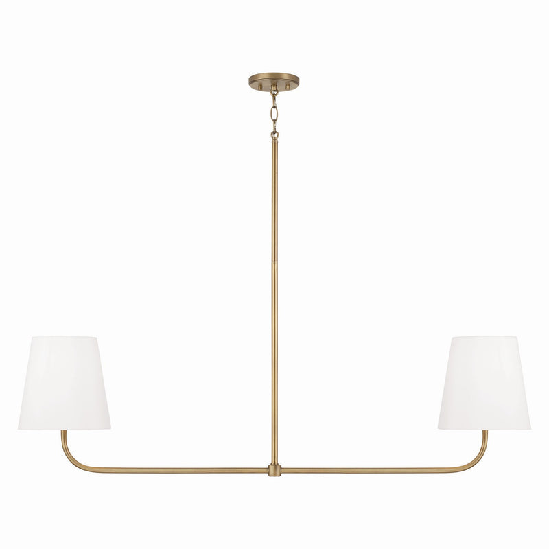 Capital Lighting 849421AD Brody Two Light Island Pendant, Aged Brass Main Image.jpg