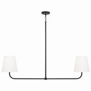 Capital Lighting 849421MB Brody Two Light Island Pendant, Matte Black Main Image.jpg