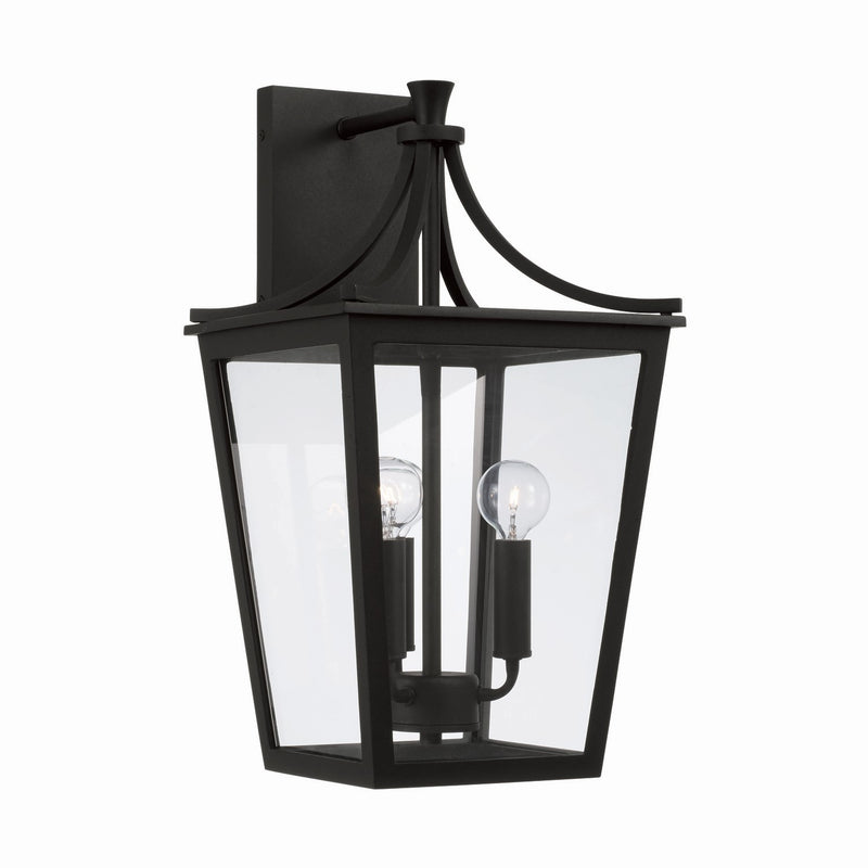 Capital Lighting 947931BK Adair Three Light Outdoor Wall Lantern, Black Main Image.jpg