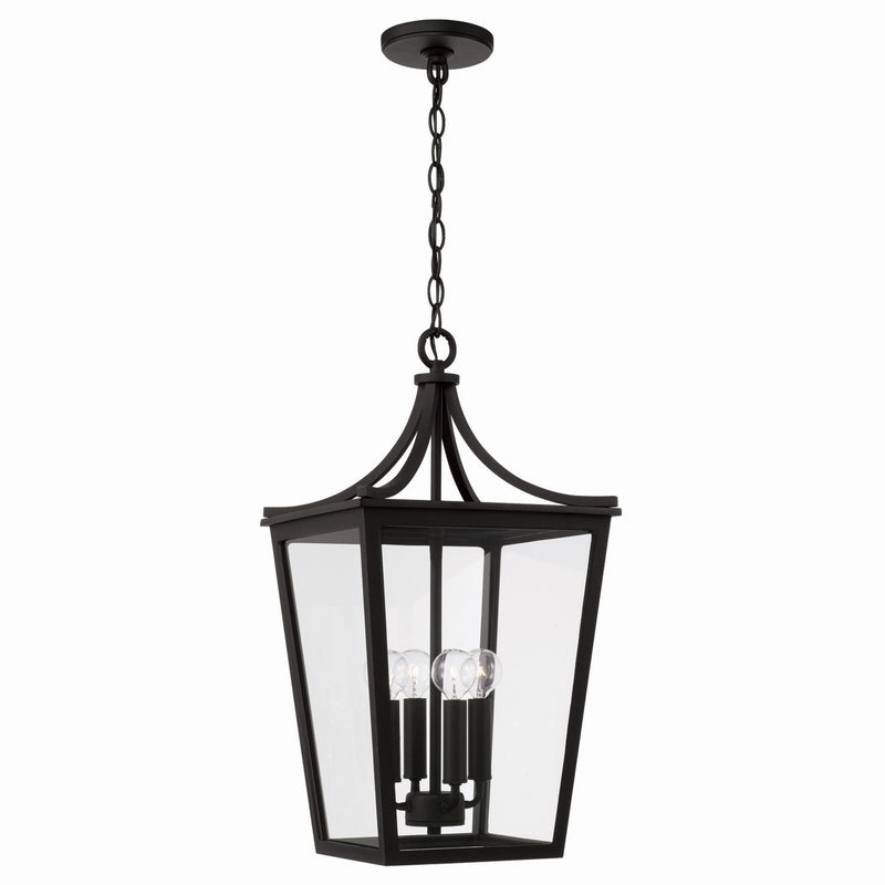 Capital Lighting 947942BK Adair Four Light Outdoor Hanging Lantern, Black Main Image.jpg