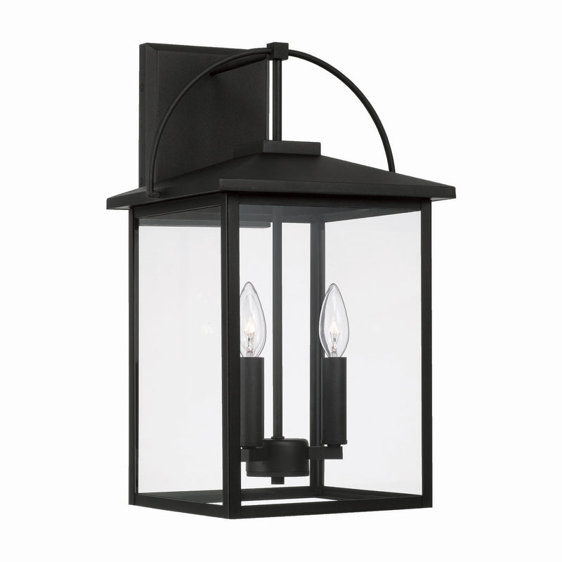 Capital Lighting 948031BK Bryson Three Light Outdoor Wall Lantern, Black Main Image.jpg