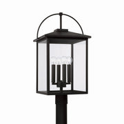 Capital Lighting 948043BK Bryson Four Light Outdoor Post Lantern, Black Main Image.jpg