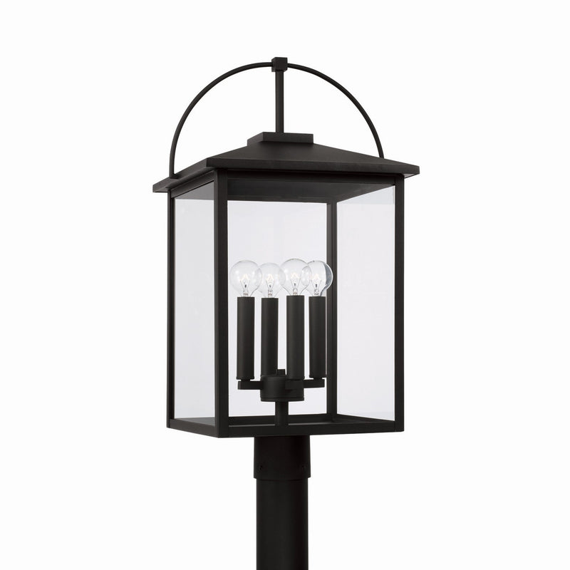 Capital Lighting 948043BK Bryson Four Light Outdoor Post Lantern, Black Main Image.jpg