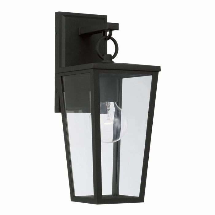 Capital Lighting 948111BK Elliott One Light Outdoor Wall Lantern, Black Main Image.jpg